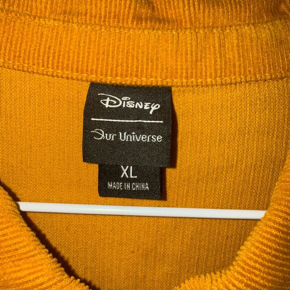 Disney Winnie The Pooh Corduroy Embroidered Button Down Shirt - Orange XL - Picture 9 of 11